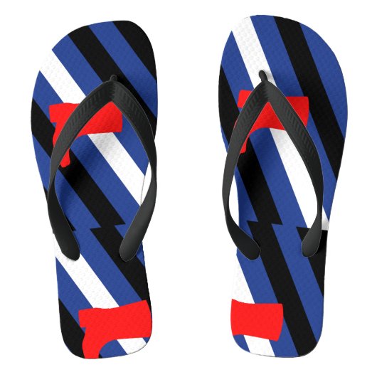 Schoen trots teenslippers (Voetbed)