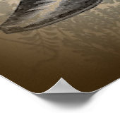 schoen van steampunk floral butterfly Victoriaans Poster (Hoek)