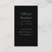  schoen van steampunk floral butterfly Victoriaans Visitekaartje (Achterkant)