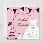 Schoen voor de uitnodigingen van de Bridal van de (Voorkant)