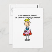 Schoen voor printplaten, printshirts en schenkinge briefkaart (Voorkant / Achterkant)