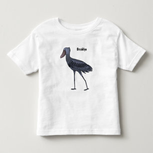 Schoenbekooievaar cartoon illustratie kinder shirts