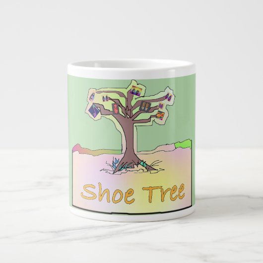 Schoenboom grappig grote koffiekop (Voorkant)