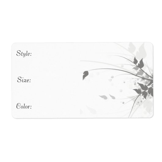 Schoenboxlabels Etiket (Voorkant)