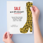 Schoenen aanbieding flyer (Hand)