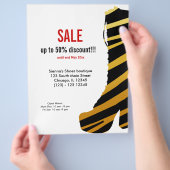 Schoenen aanbieding flyer (Hand)