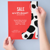 Schoenen aanbieding flyer (Hand)