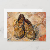 Schoenen, beroemd Van Gogh schilderij Briefkaart (Voorkant / Achterkant)