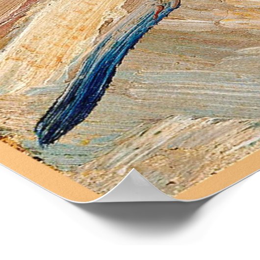 Schoenen, beroemd Van Gogh schilderij Poster (Hoek)