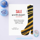 Schoenen bij verkoop flyer (Enkel)