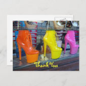 Schoenen dank je briefkaart (Voorkant / Achterkant)