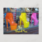 Schoenen dank je briefkaart (Voorkant)