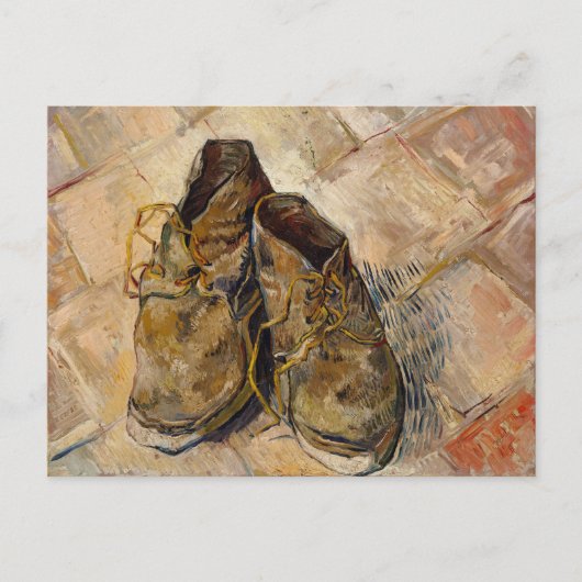 Schoenen door Vincent Van Gogh, 1886 Ansichtkaart Briefkaart (Voorkant)