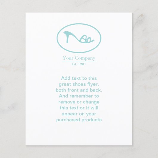 Schoenen en Accessoires Logo Flyer (Voorkant)