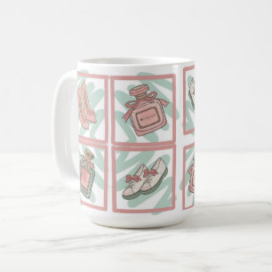 Schoenen en parfum Schoenliefhebbers Pasteltinten Koffiemok