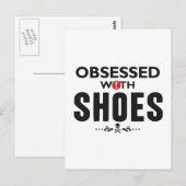schoenen geobsedeerd briefkaart (Voorkant / Achterkant)
