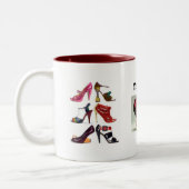 schoenen_highend, mai_lamore_roos_schoenen, schoen tweekleurige koffiemok (Links)