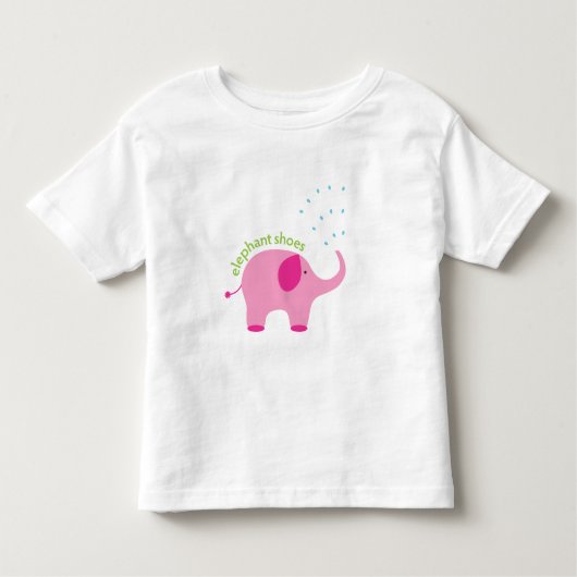 Schoenen I van de olifant houden van u de T-shirt (Voorkant)