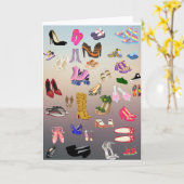 Schoenen Kaart (Gele Bloem)