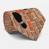 Schoenen lopen de bakstenen weg stropdas (Opgerold)