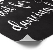 Schoenen met dansende schoenen, bord 8 x 10 x 10 poster (Hoek)