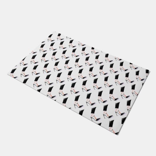 Schoenen met hoge hakken, voor dames deurmat (Schuin)