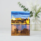 Schoenen op de Donau-bank Briefkaart (Staand voorkant)