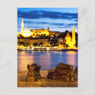 Schoenen op de Donau-bank Briefkaart