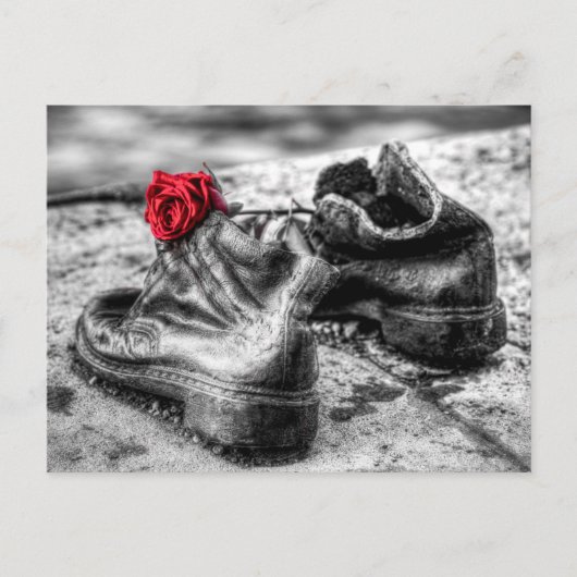 Schoenen op de Donau Briefkaart (Voorkant)