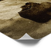 Schoenen op de Donau Poster (Hoek)