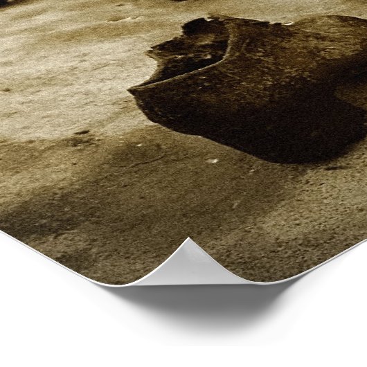 Schoenen op de Donau Poster (Hoek)