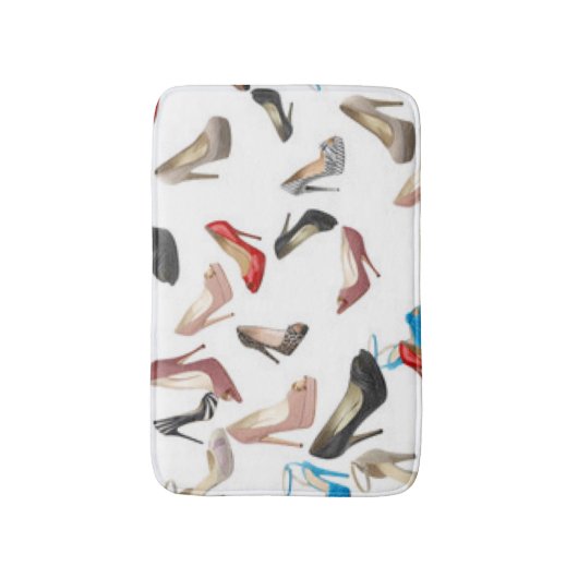 Schoenen op hoog niveau badmat (Voorkant Verticaal)