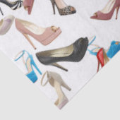 Schoenen op hoog niveau tissuepapier (Detail)