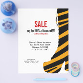 Schoenen op verkoop flyer (Enkel)