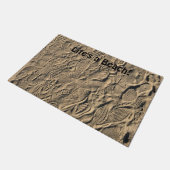 Schoenen Prints in de zand Deurmat (Schuin)