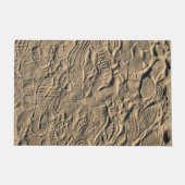 Schoenen Prints in de zand Deurmat (Voorkant)