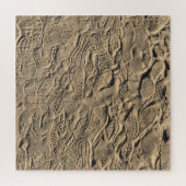 Schoenen Prints in de zand Legpuzzel (Verticaal)