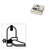 schoenen rubberstempel (Gestempeld)
