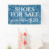 Schoenen Schoenen 7 + uw ideeën Spandoek (Insitu)