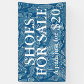 Schoenen Schoenen 7 + uw ideeën Spandoek (Verticaal)