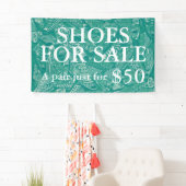 Schoenen Schoenen Schoenen 11 + uw ideeën Spandoek (Insitu)