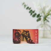 Schoenen, schoenen, Visitekaartje voor kleding (Staand voorkant)