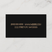 Schoenen, schoenen, Visitekaartje voor kleding (Achterkant)