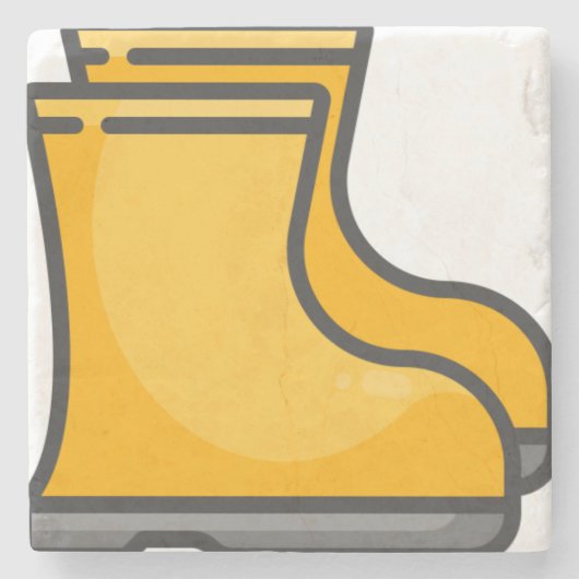 schoenen stenen onderzetter (Voorkant)