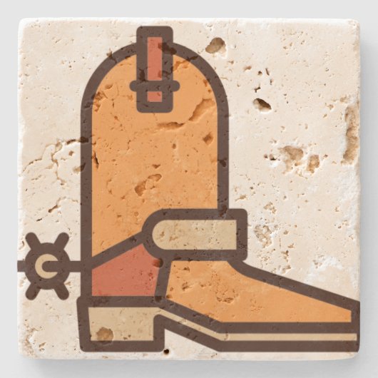 schoenen stenen onderzetter (Voorkant)