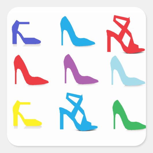 "Schoenen" Stickers (Voorkant)