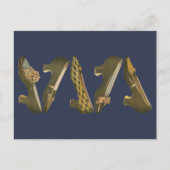  schoenen uit de 19e eeuw briefkaart (Voorkant)