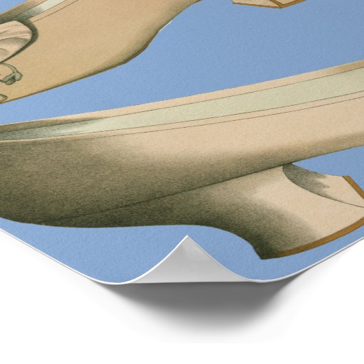  schoenen uit de 19e eeuw poster (Hoek)