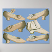  schoenen uit de 19e eeuw poster (Voorkant)
