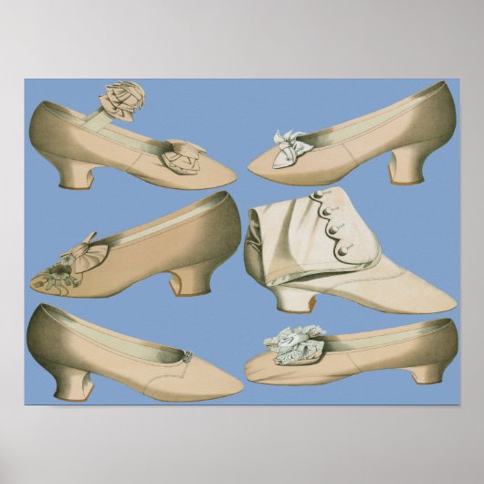 schoenen uit de 19e eeuw poster (Voorkant)